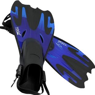 可调节长脚蹼浮潜三宝之硅胶自由潜深潜浮潜装备游泳训练美人鱼