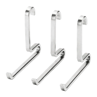 IKEA宜家代购康福斯不锈钢厨房挂钩3个套装  长挂钩