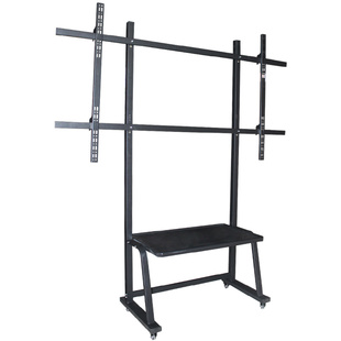 80-100寸激光电视落地支架定制 投影仪抗光幕布教学可移动推车