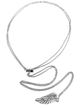 当打之年明星同款圈翅高飞长项链