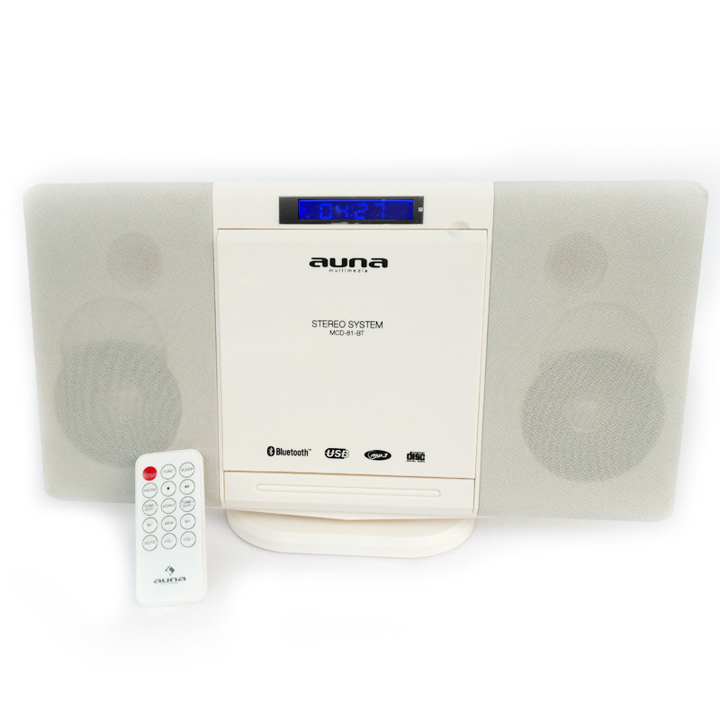 特价德国AUNA台式钟控CD播放器USB MP3英语CD机 蓝牙音箱CD胎教机
