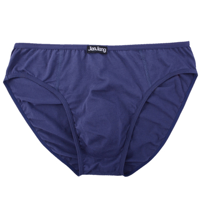 纯棉单层透气男士三角内裤健将