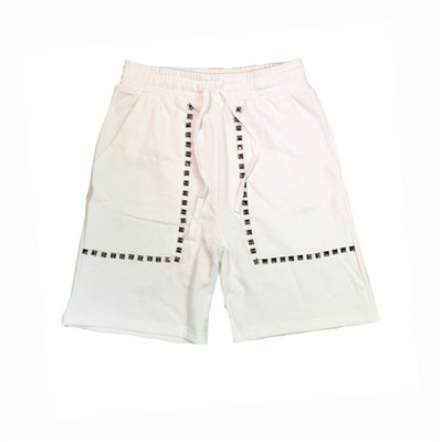 原创个性百搭金属铆钉口袋五分裤