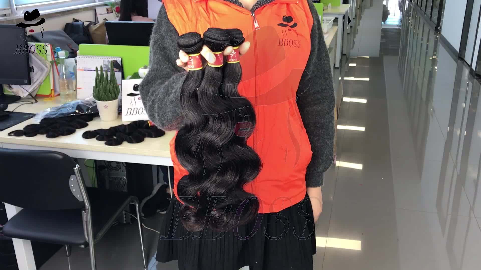 Bboss Natural Color Black Girl Hair Extensions Greece,Uganda Hair,Cheap