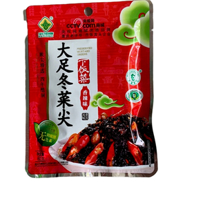 重庆大足特产 宝顶牌 冬菜尖 四年酿造 香辣味下饭菜 泡菜60g