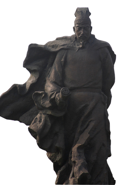 古代玻璃钢人物户外大型主题雕塑