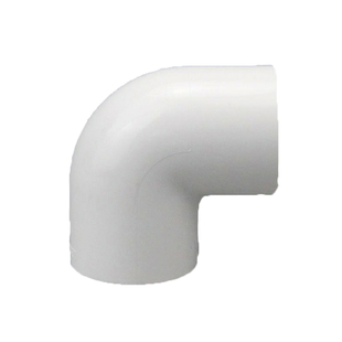 联塑白色PVC变径弯头90度大小弯头25 32 40 50mm异径接头配件