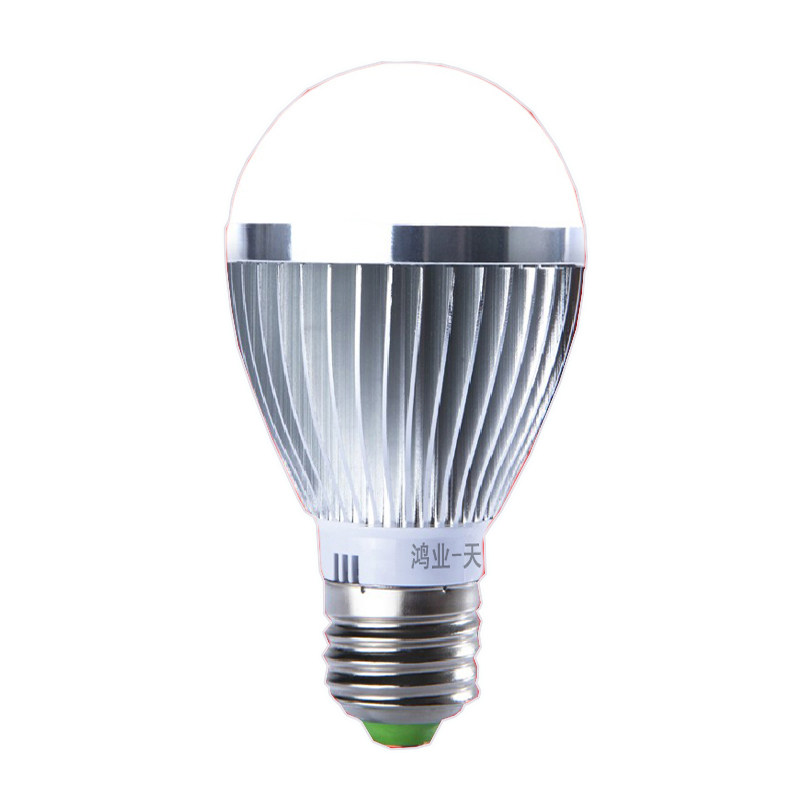 led超亮大功率车铝球泡灯实验蓝光灯DC12V110V黄红绿中性光lamp