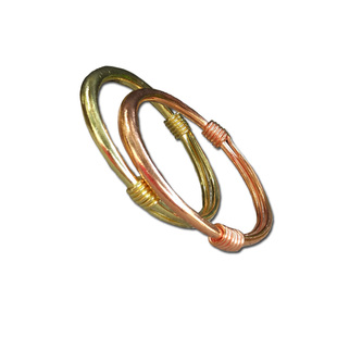 纯紫铜黄铜大人手镯成人宝宝儿童饰品纯手工镯子童镯情侣手镯手圈