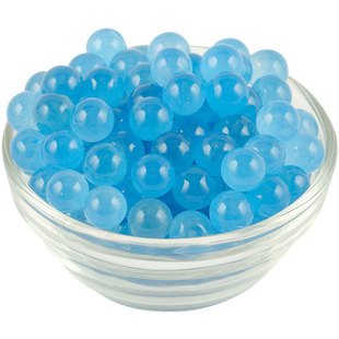 曼扎宝石 上乘蓝色玛瑙圆粒石供曼扎佛塔佛像菩提塔宝瓶民族用品