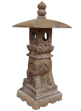 仿古庭院景观做旧户外草坪石头灯