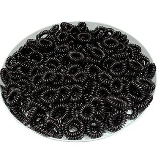 夏季电话线圈发圈女头绳批发无痕小号细皮圈夏天透明迷你发绳磨砂