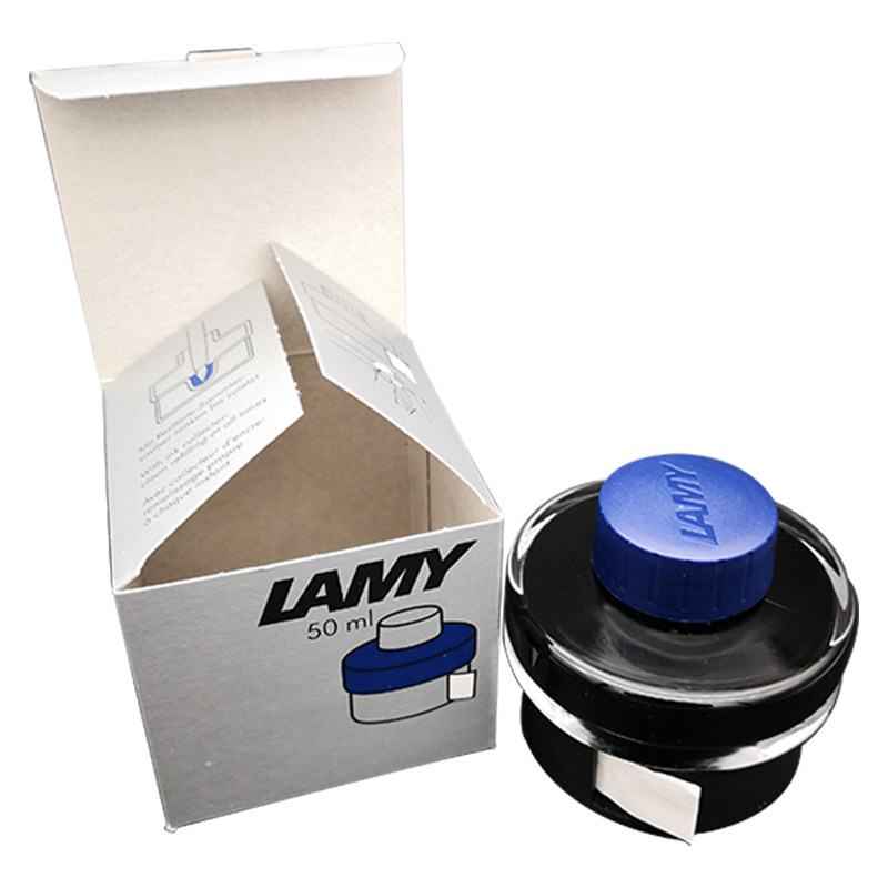 德国国内代购Lamy T52凌美钢笔墨水原装蓝黑红绿学生非碳素彩墨