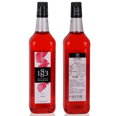 原装进口法国1883果露糖浆玫瑰