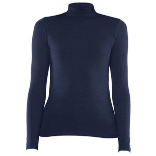 现货美国American apparel AA高领针织棉修身长袖打底t恤tee