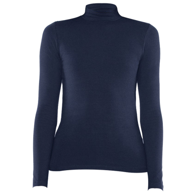 现货美国American apparel AA高领针织棉修身长袖打底t恤tee