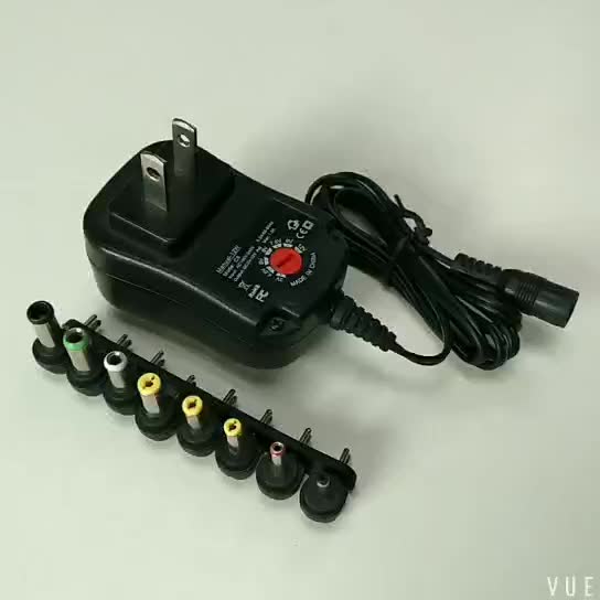 Multiple Output Power Adapter 3v 4.5v 5v 6v 7.5v 9v 12v Adjustable
