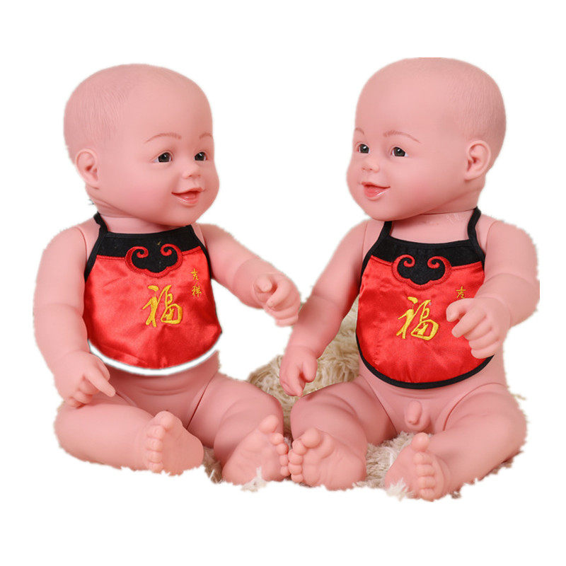 幼儿园早教模型软胶过家家洋娃娃