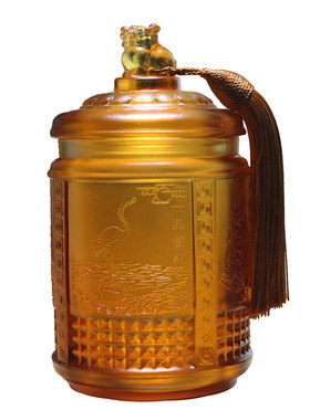 艺堂春 琉璃喜事连连茶到福到茶叶罐教师节会议生日纪念商务礼品