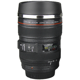 单反镜头杯子咖啡保温杯 304不锈钢相机水杯男女情侣学生生日礼物