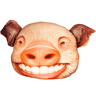 搞怪恶搞猪头抱枕男生款抱着睡觉的沙雕毛绒玩具公仔娃娃玩偶创意