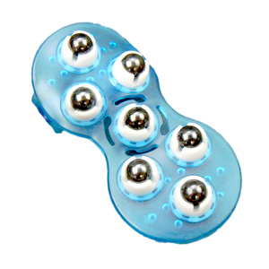 磁珠七珠刮按摩器经络刷七珠手掌瘦滚轮小腿刷肌肉放松全身