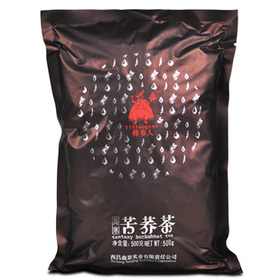 买5送1彝乡人高寒黑苦荞茶500g大凉山苦荞麦茶四川苦荞茶餐饮批发