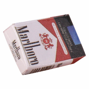 1:12迷你模型香烟微缩食玩娃娃摆件DOLLHOUSE袖珍洋烟盒兵人用