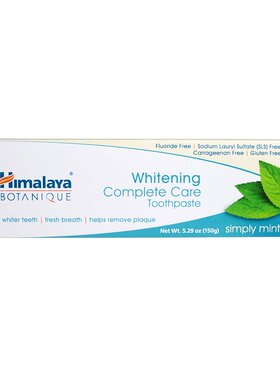 美国淘himalaya清爽薄荷无氟牙膏