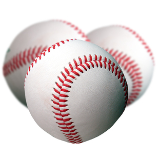 忍者风软球棒球手工缝纫实心棒球硬球中小学生练习考试10寸垒球