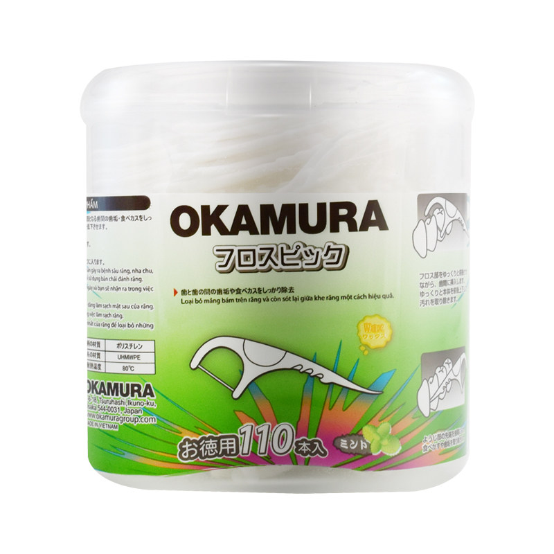 日本原装进口冈村okamura牙线棒