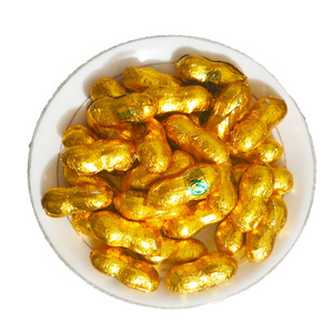 包邮彩蛋金蛋形巧克力儿童活动万圣节糖果喜糖休闲零食品礼物500g