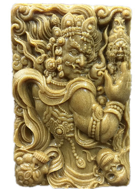 印度芭比不动明王属鸡吊坠项链