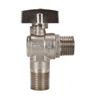 全铜加厚球芯大流量三角阀球心角阀马桶热水器46分热水燃气阀开关