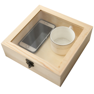 手工送女友男友礼品盒开窗木盒礼物饰品围巾生日礼品盒包装盒超火