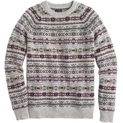 J.crew针织衫圣诞礼物费尔岛