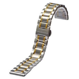 泊格钢带代用浪琴名匠L2男不锈钢表带L4蝴蝶扣18 19 20 22mm男女