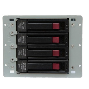 服务器4盘位sata/sas3.5寸光驱位热插拔硬盘笼盒模组可外置带散热