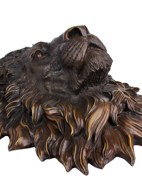 大号家居饰品墙壁挂件狮头