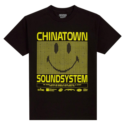 system潮物字母笑脸印花情侣t恤