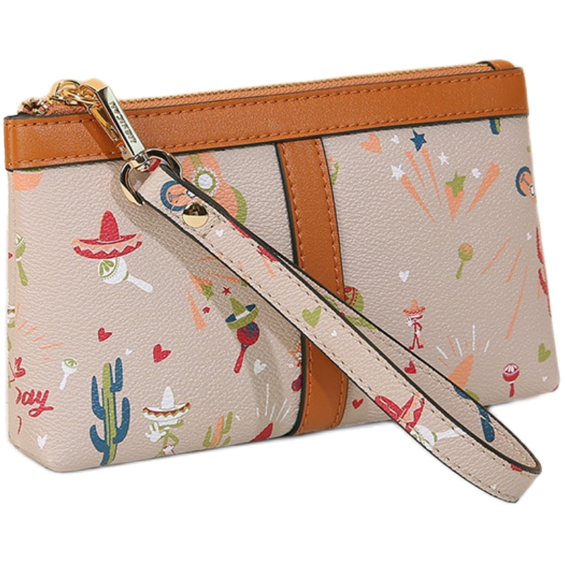 【稻草人】零钱包新款可爱大容量多功能手包