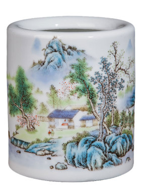 景德镇书房办公用品毛笔学生摆件