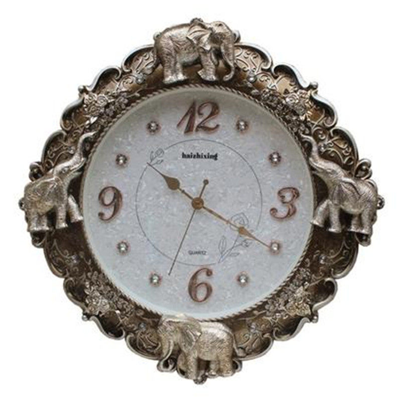 吉象欧式钟表客厅时尚创意现代挂钟简约大号静音石英仿古卧室时钟