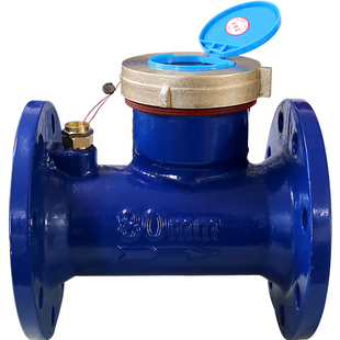 上海法兰水表大口径自来水工程2寸3寸旋翼式螺翼DN50dn80机械数字