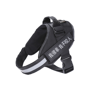 狗狗胸背带大型犬金毛阿拉斯加牵引绳中型犬马犬狗链子遛狗绳项圈