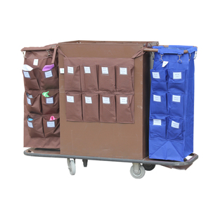 锥形酒店布草车布袋工作推车牛津布草袋子客房服务车收纳袋抹布袋