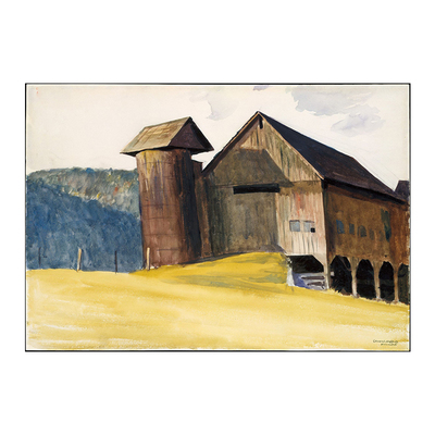 爱德华霍普书房酒吧艺术风装饰画