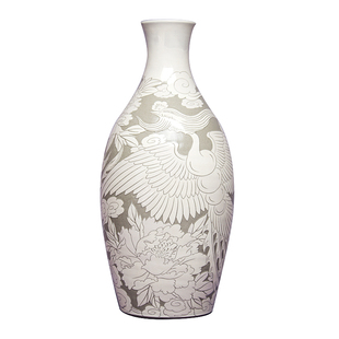 磁州窑纯手工陶瓷花瓶桌面摆件仿古家居工艺装饰品邯郸特色礼品