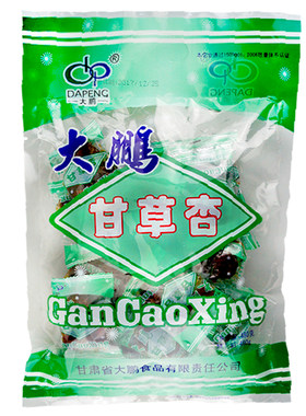 大鹏甘草杏480g独立包装蜜饯果干