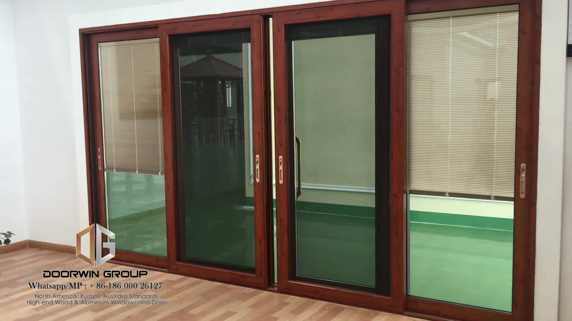 低价格铝 96x80 尼日利亚风格的滑动玻璃门